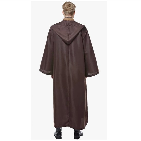 Qui-Gon Jinn Jedi Star Wars Costume, cosplay small, worn once, excellent quality - Picture 4 of 4
